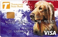 "Goldie" Credit Card. Patriot Card.